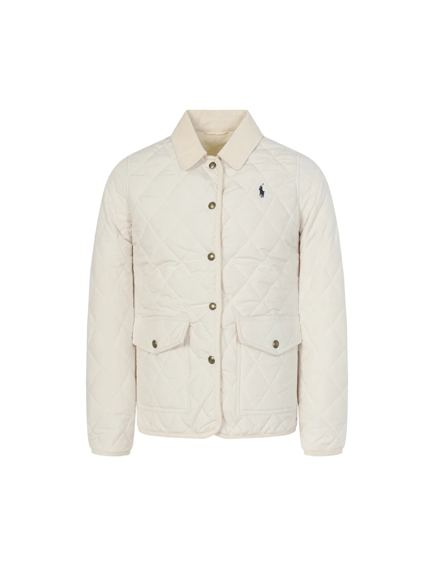 🅿️580 [High quality for women] RL Ralph Lauren's new diamond-shaped cotton jacket. The face is filled with imitation feather cotton. Three-in-one diamond-shaped quilted embroidery. Soft and comfortable. Warm and comfortable. The corduroy strips run through the whole body. No knots and no overlap. Artificial curling. Fine workmanship. No bloat. The upper body is light and not bloated. Soft and comfortable. Highly recommended. Size: S M L
